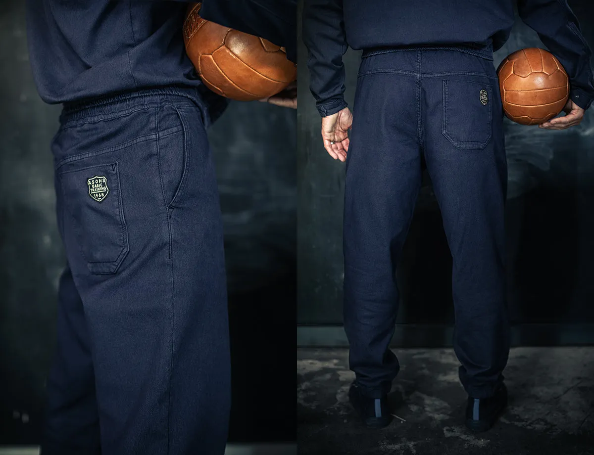 &SONS Coach Track Pant Navy