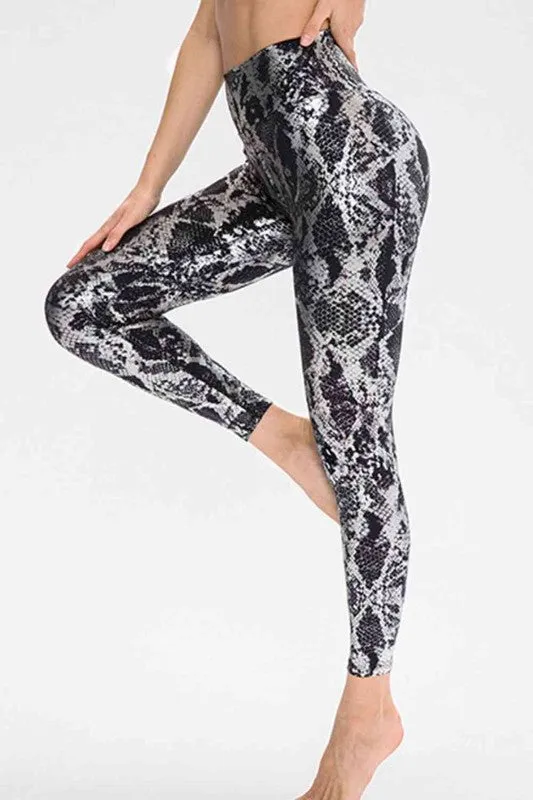 Animal Print Active Pants