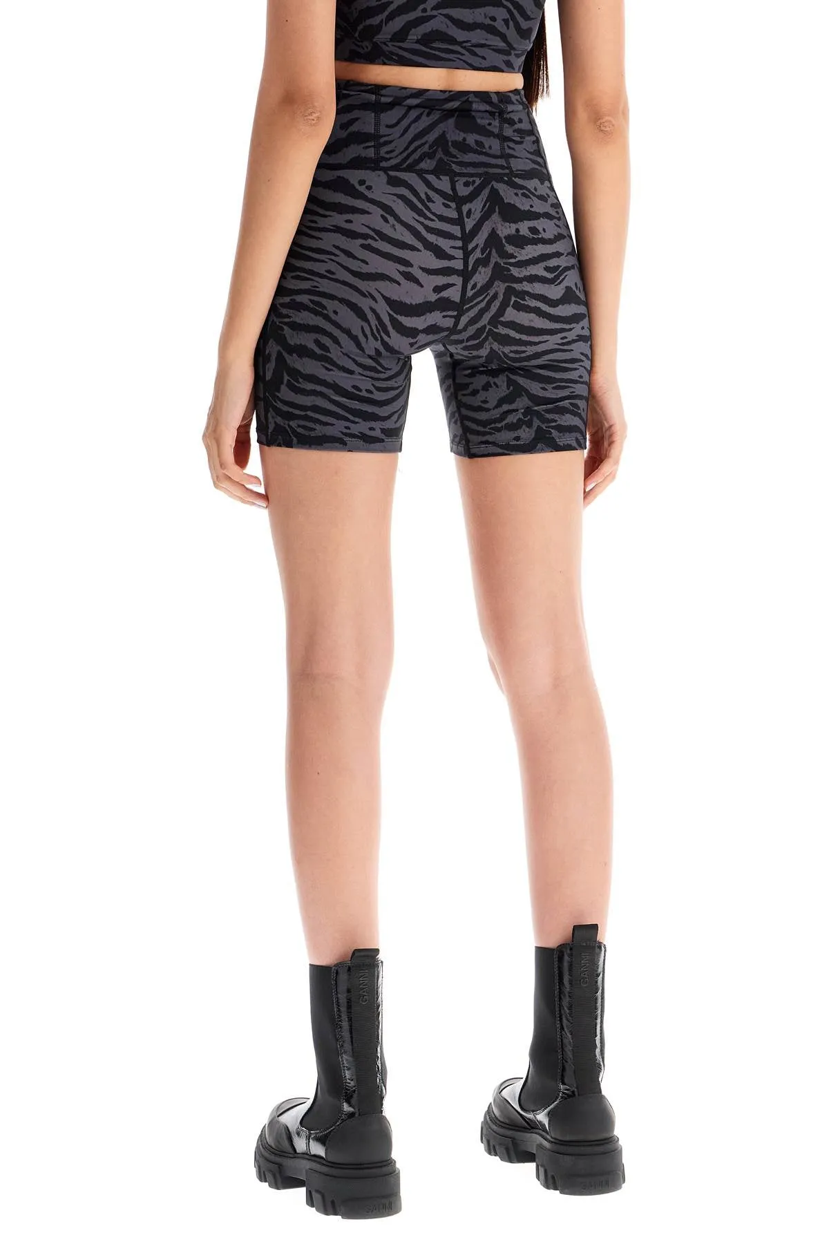 animal print sports shorts