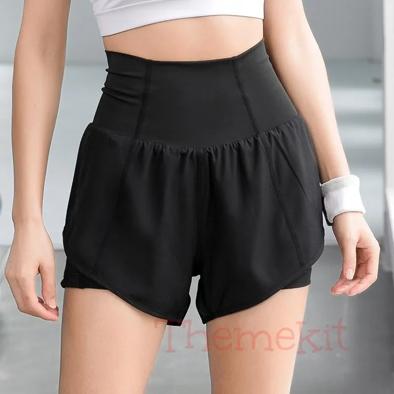 Anti-glare Pocket Two-piece Shorts