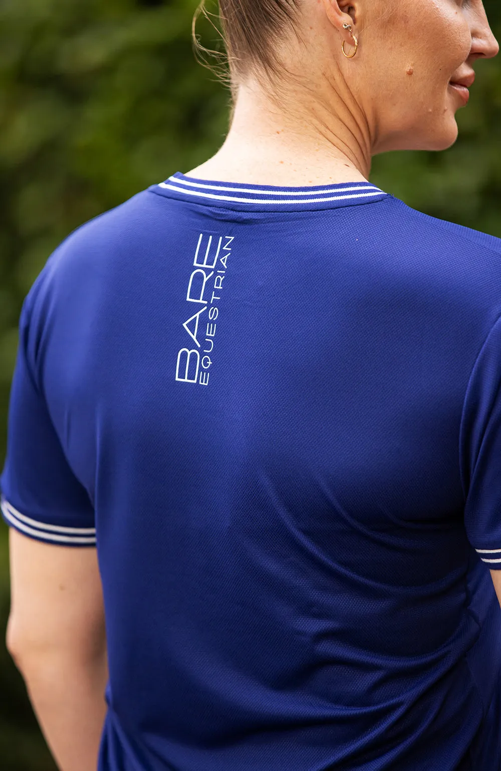 BARE Active Mesh Tee - Navy