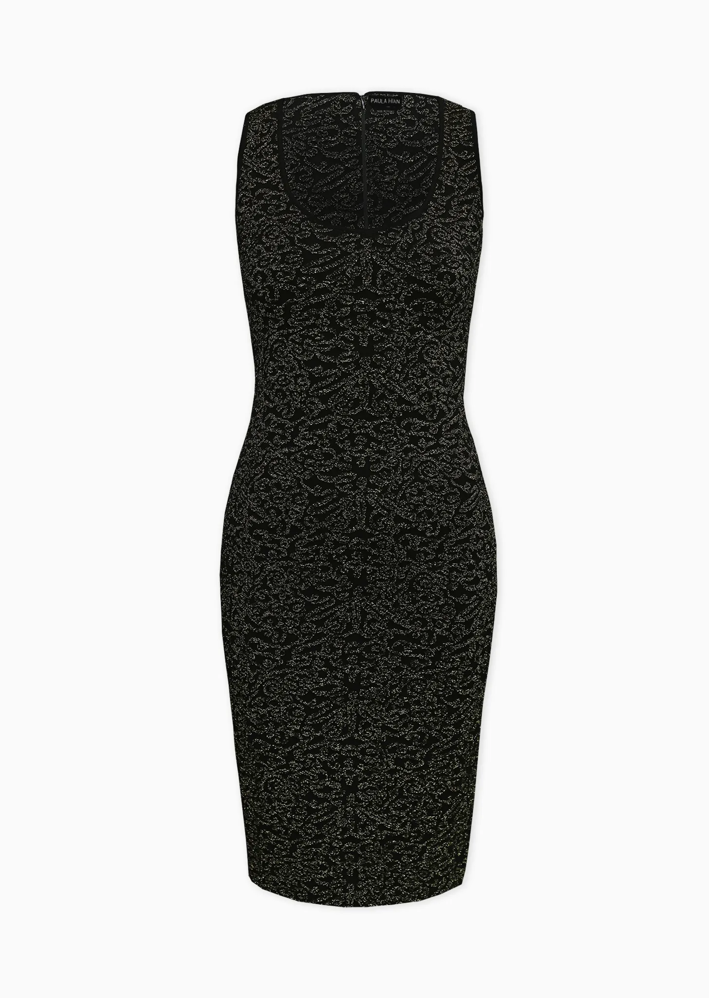 Beatrix – Metallic Textured Brocade Pencil Dress