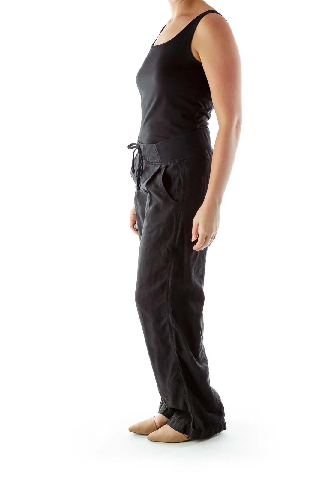 Black Active Pants