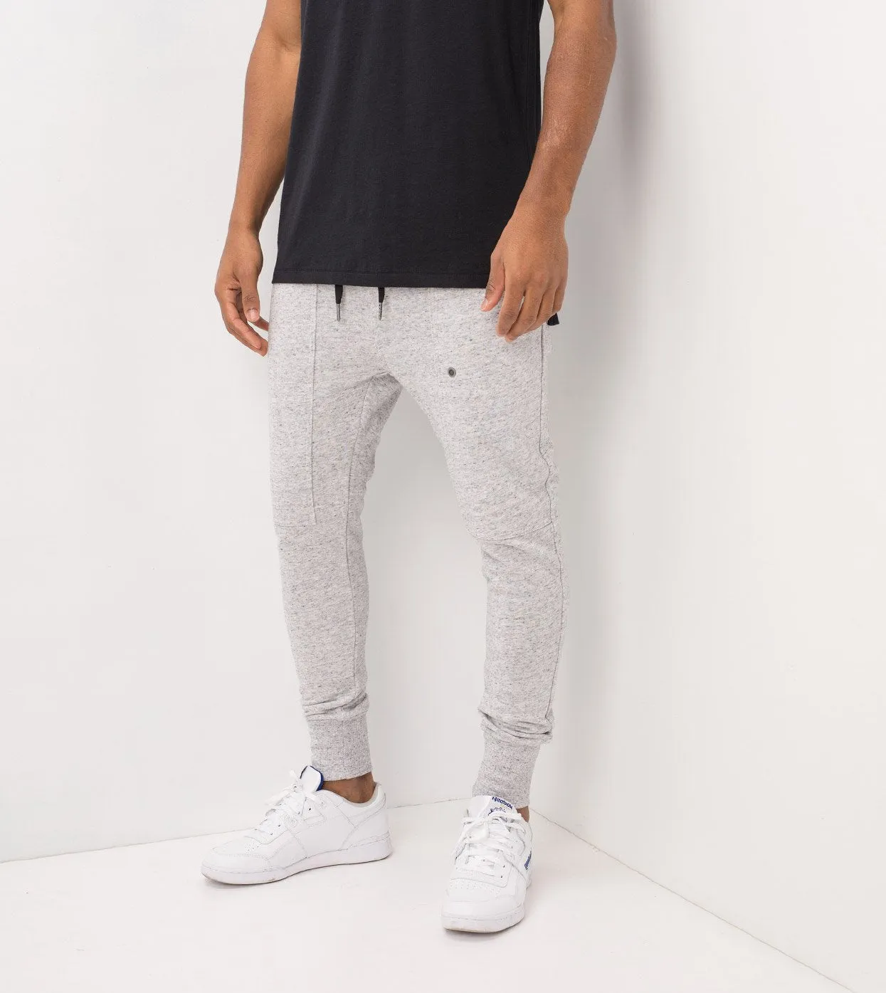 Blockshot Fleece Jogger Storm Marle