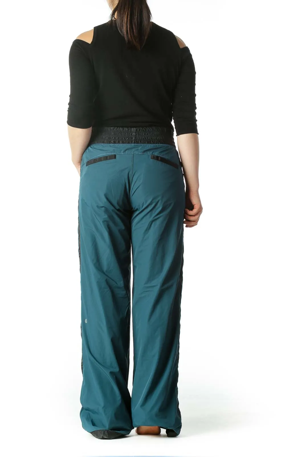 Blue and Black Track Pants