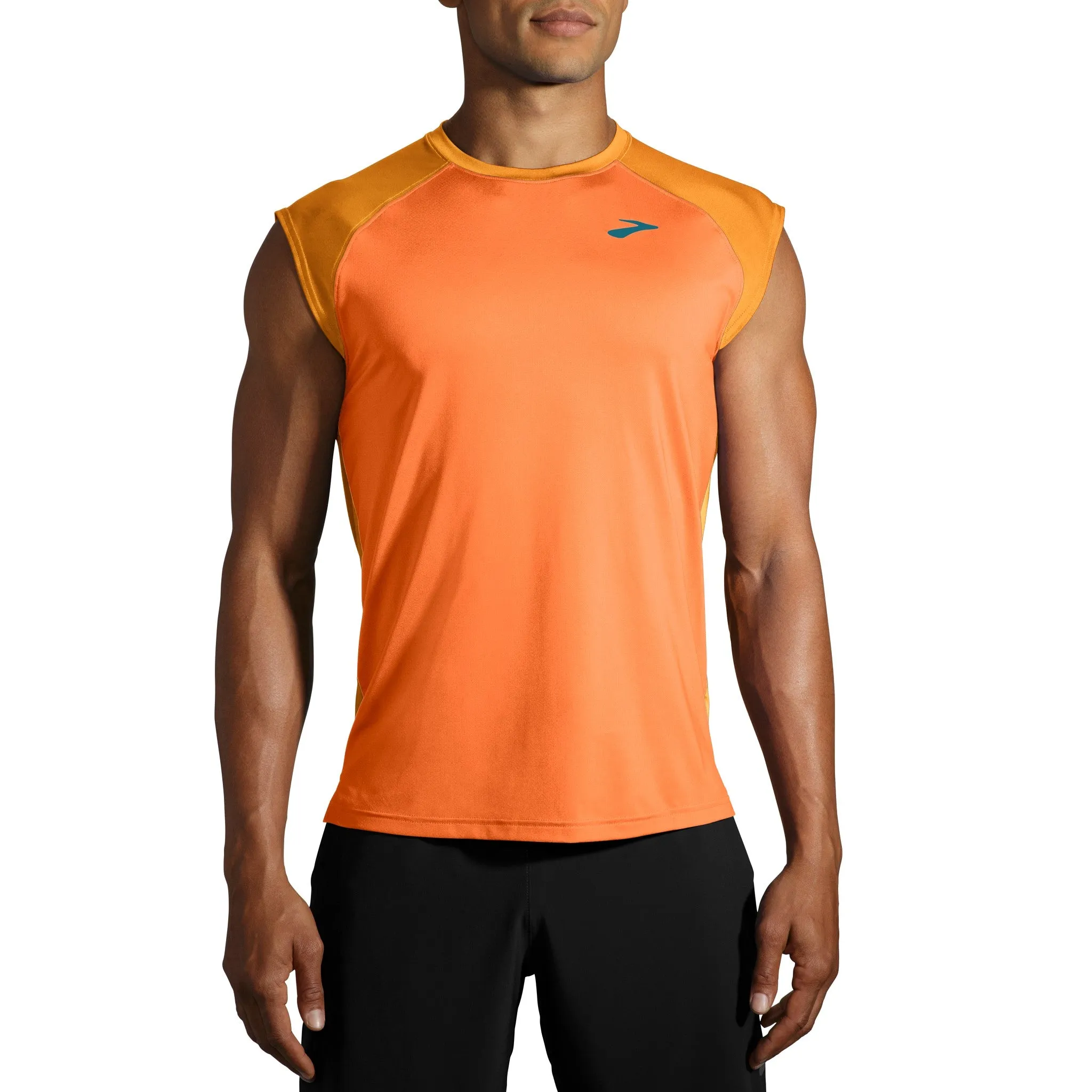 Brooks | Atmosphere Sleeveless 2.0 | Men's | Marigold/Sun Glow