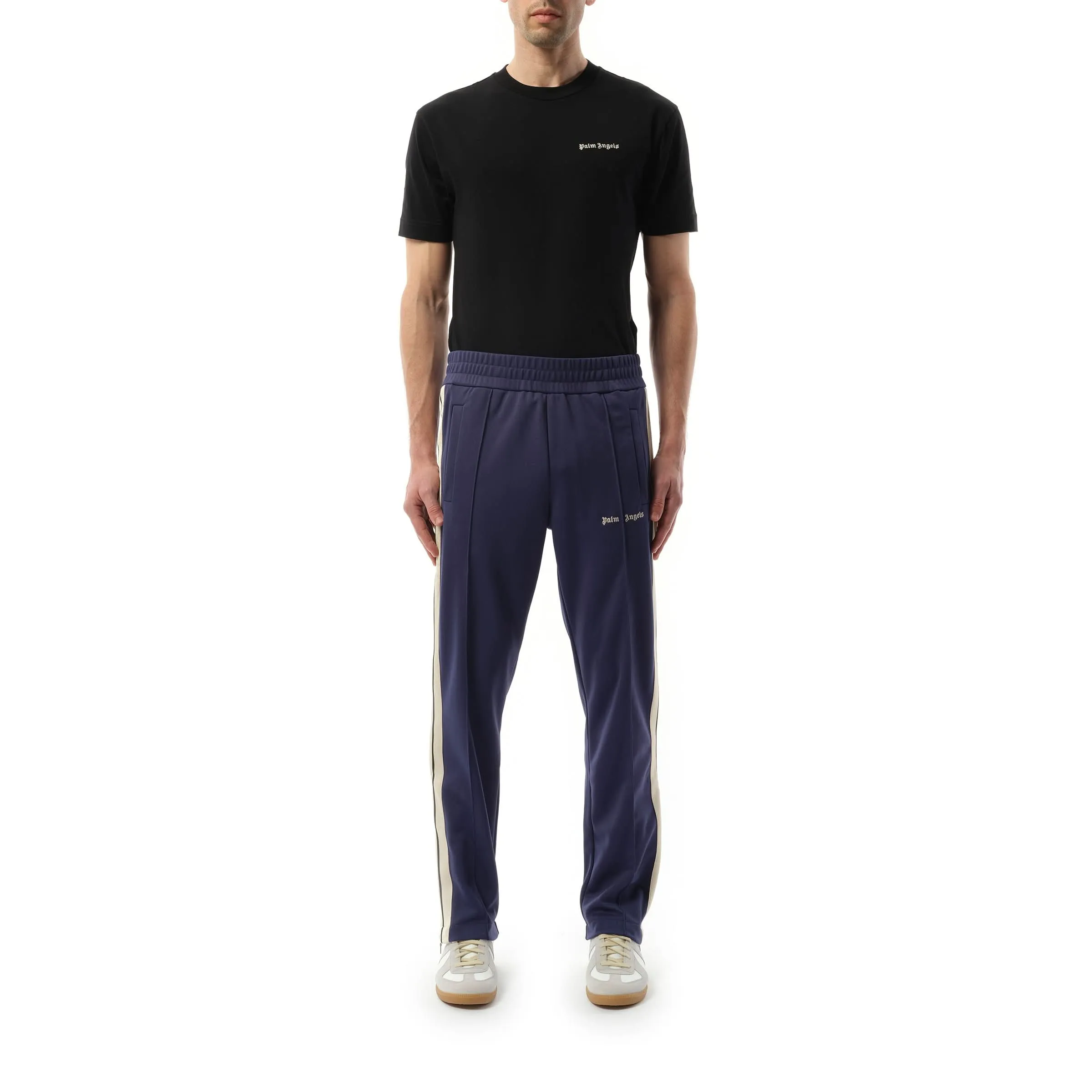 Classic Logo Track Pants in Navy Blue