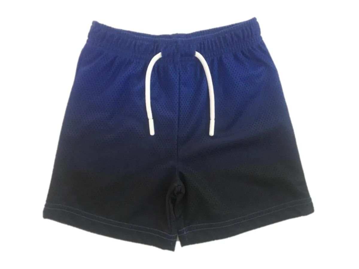 Cobalt Gradient Mesh Shorts