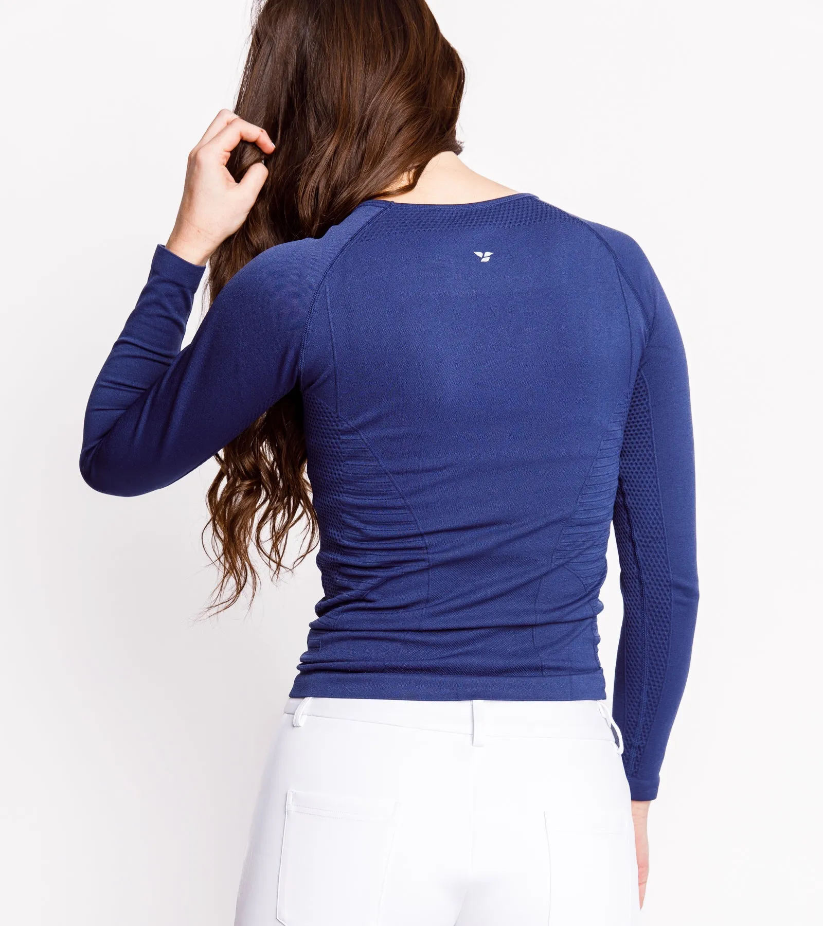 COEUR LONG SLEEVE COMPRESSION - Navy