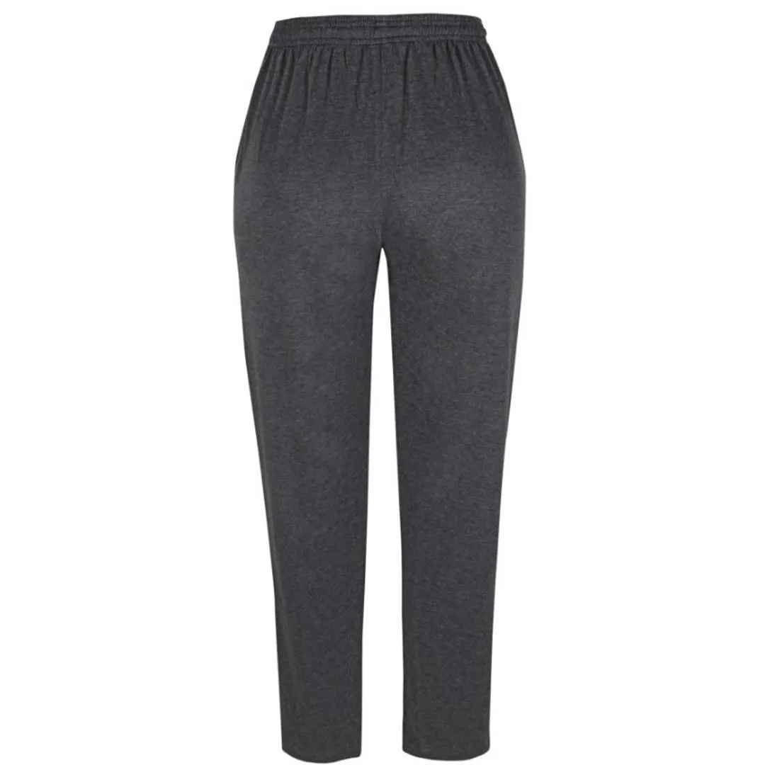 Comfy Grey Cotton Hosiery Regular Fit Solid Casual Trackpant For Men