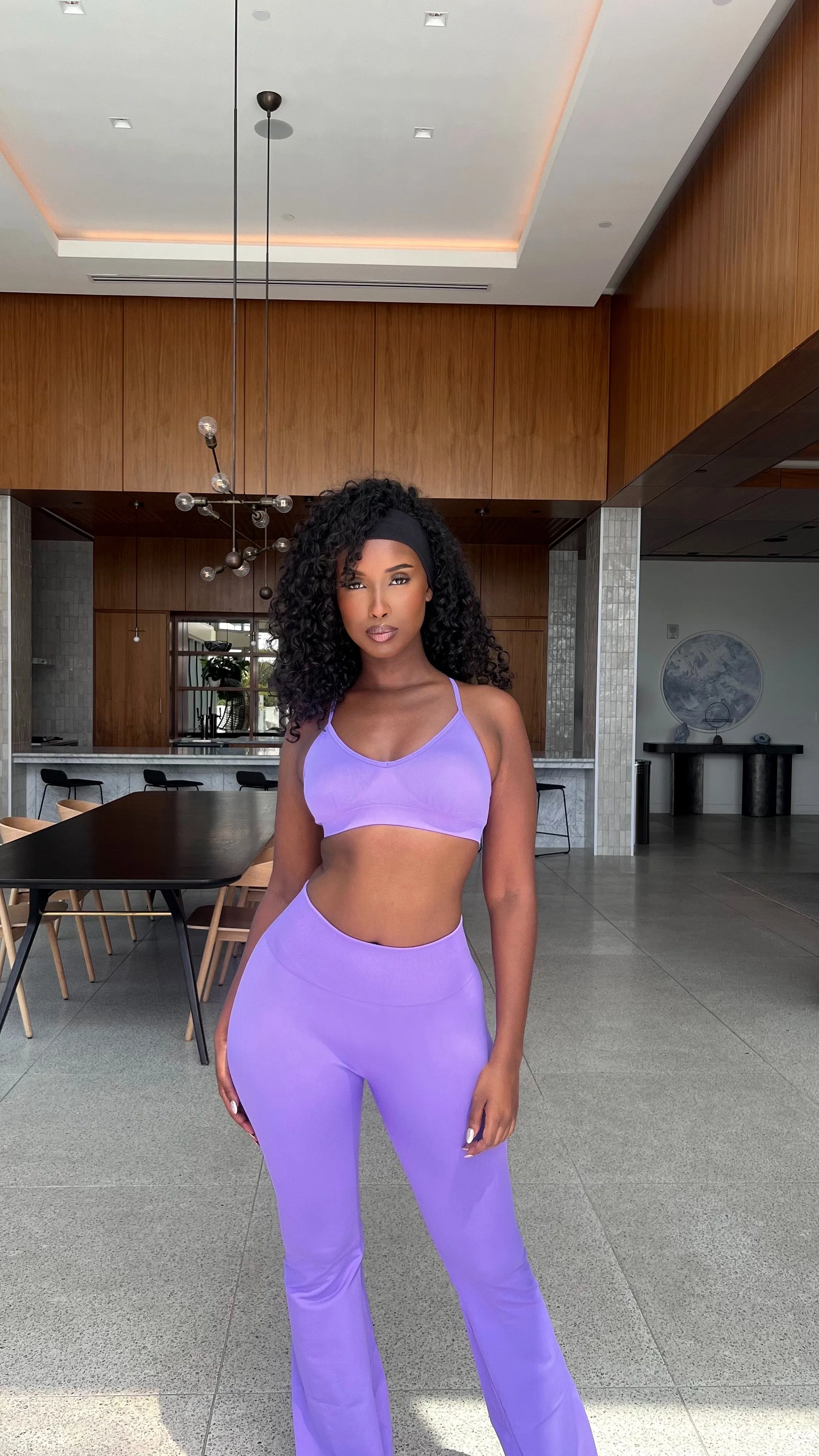 Emilia Active Bottoms - Lavender