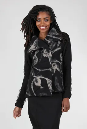 Erte Jacquard Jacket, Black