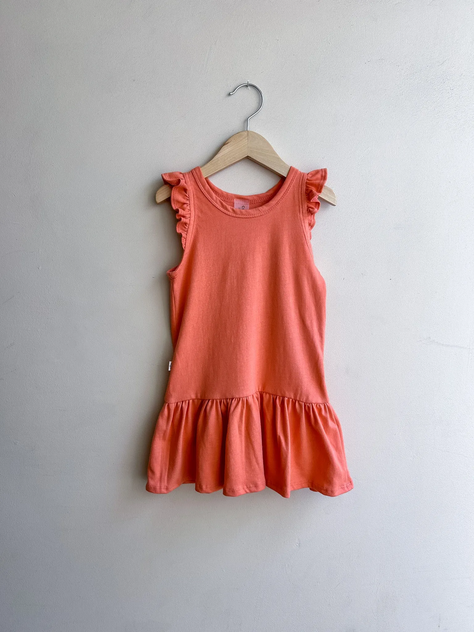 FLUTTER TANK DRESS | PAPAYA