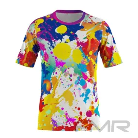 FMR Men's Color Spot Short Sleeve Running Shirt