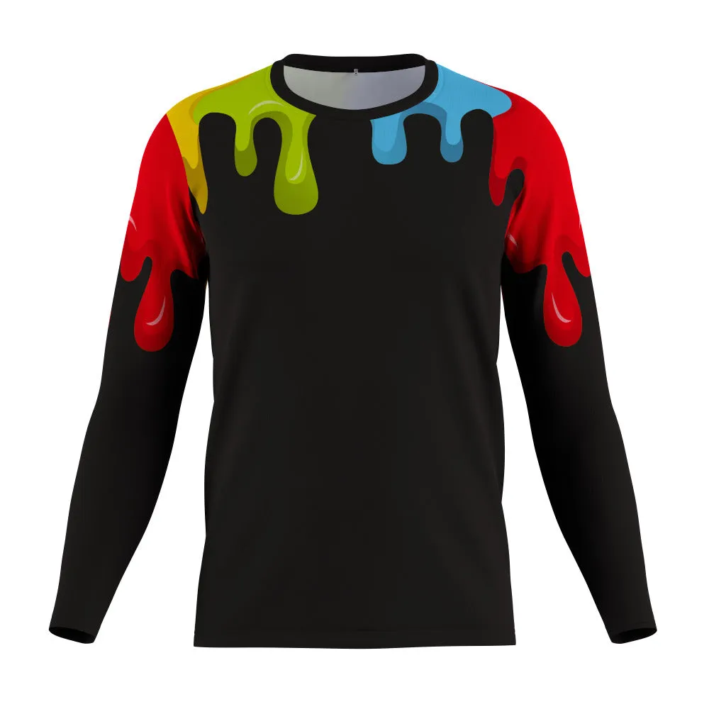 FMR Men's Drops Long Sleeve Running Shirt