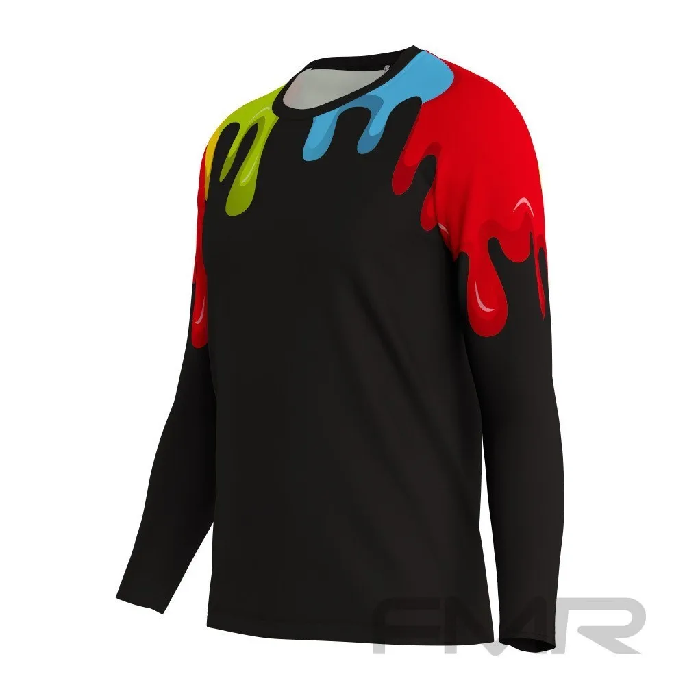 FMR Men's Drops Long Sleeve Running Shirt