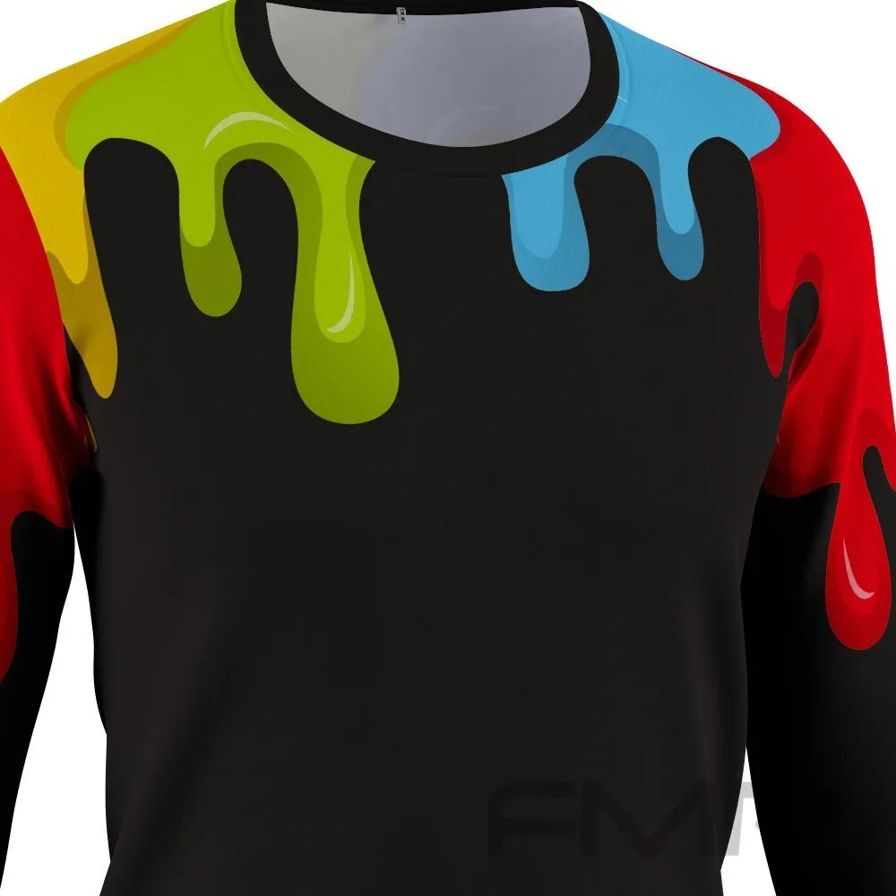 FMR Men's Drops Long Sleeve Running Shirt