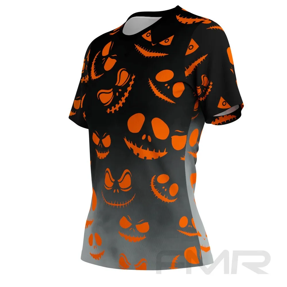 FMR Women's Halloween Print Short Sleeve Running Shirt