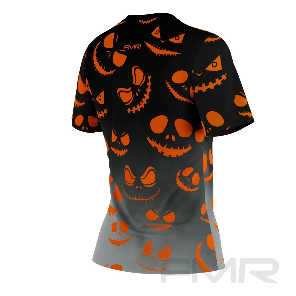 FMR Women's Halloween Print Short Sleeve Running Shirt