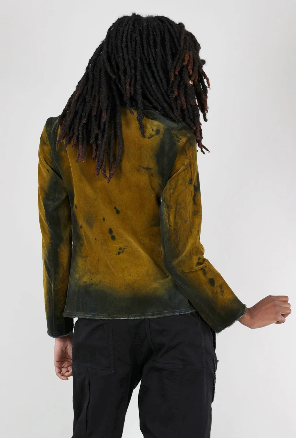 Hand-Dyed Rock Star Blazer, Ochre