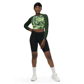 Humble Sportswear™ Ivy Green Compression Crop Top