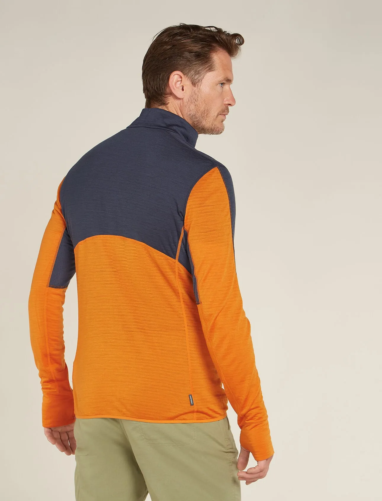 Icebreaker Merino Blend 200 Realfleece Descender LS Half Zip (Men's)