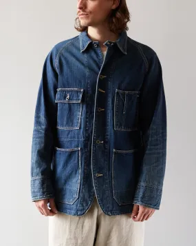 Kapital 12oz Denim Cactus Coverall, Indigo (Dark)