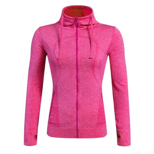 Long Sleeves Yoga Hooded Coat