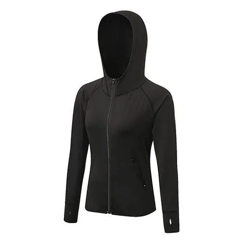 Long Sleeves Yoga Hooded Coat