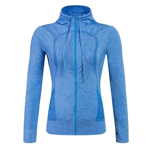 Long Sleeves Yoga Hooded Coat