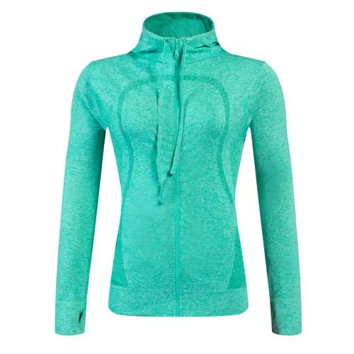 Long Sleeves Yoga Hooded Coat