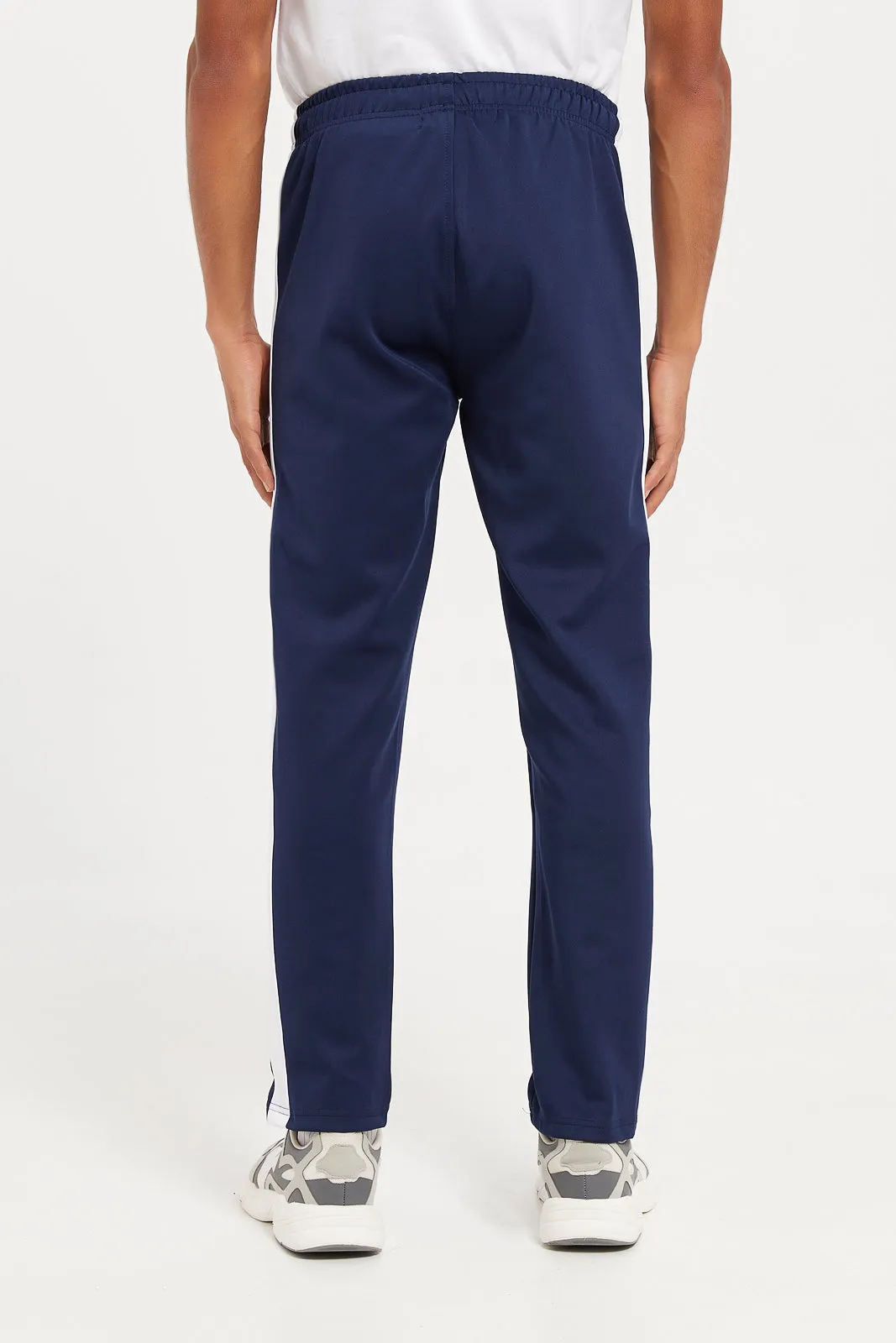 Men Navy Active Pants