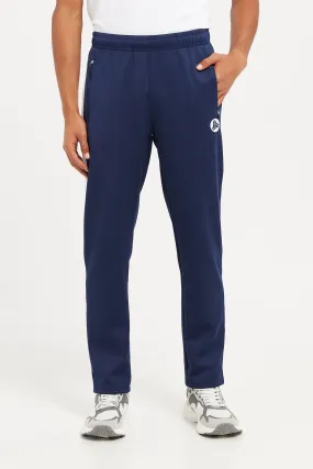 Men Navy Active Pants