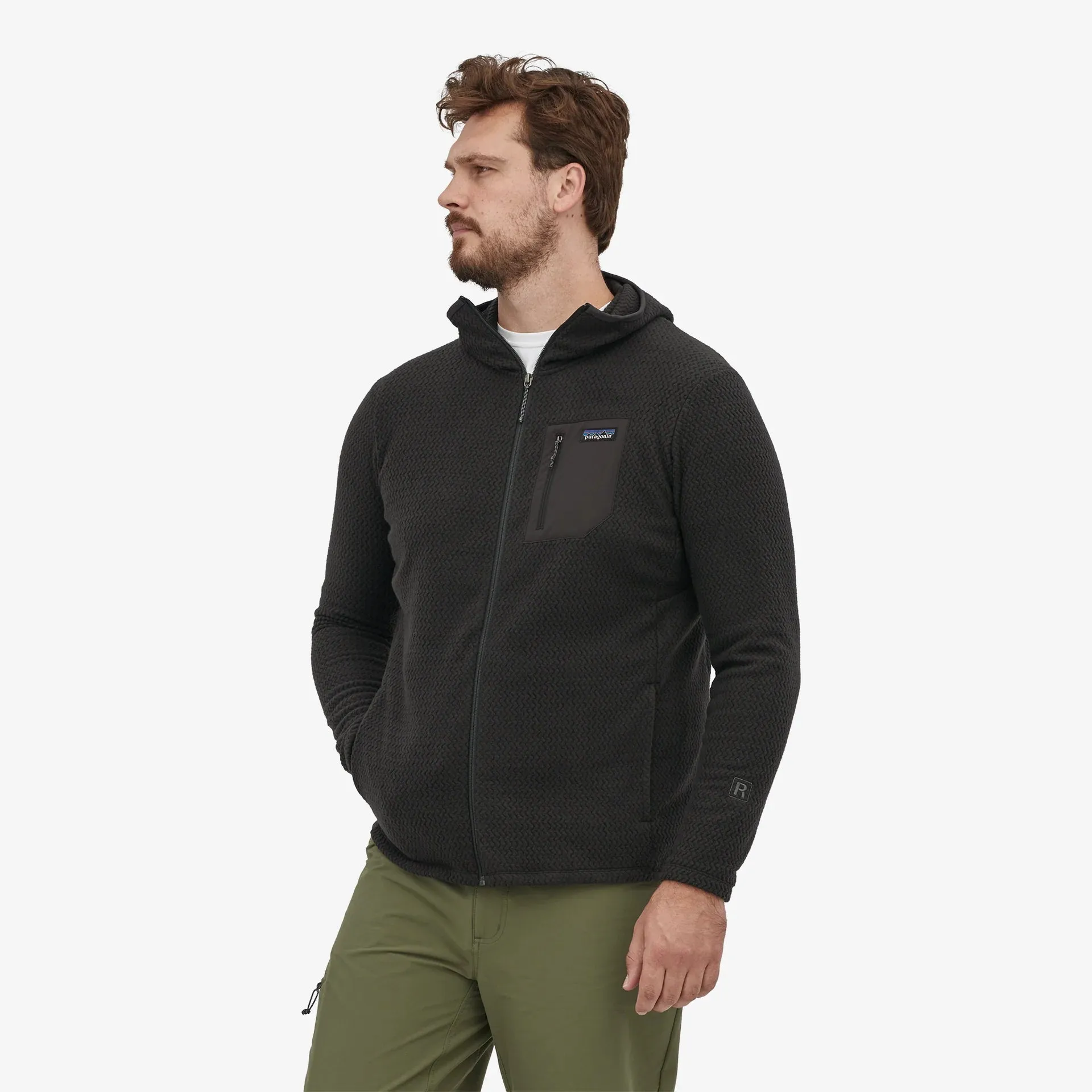 Patagonia R1 Air Full-Zip Hoody (Men's) Torrey Pine Green