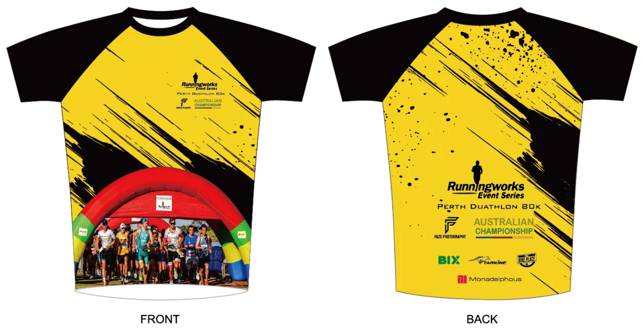 Perth Duathlon Runningworks Festival Shirts