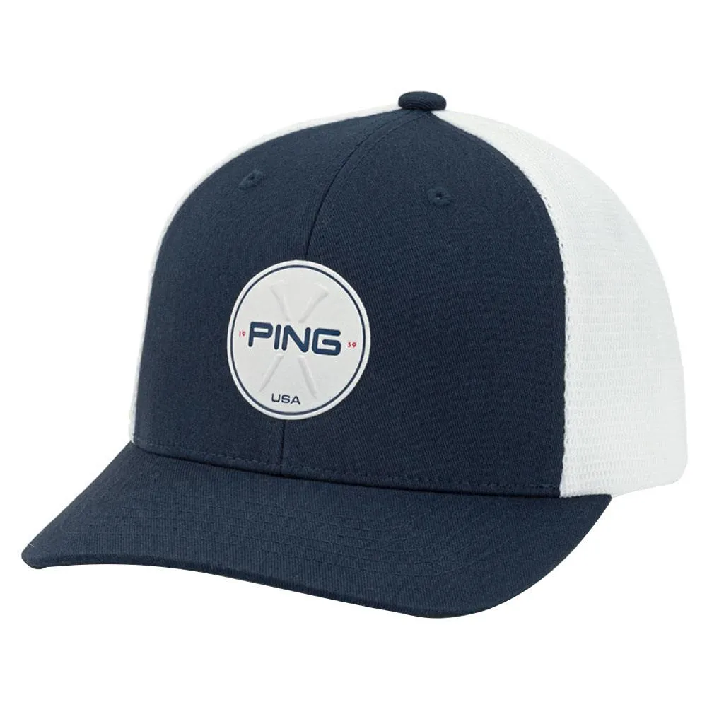 PING Stars & Stripes Trucker Golf Cap 2023