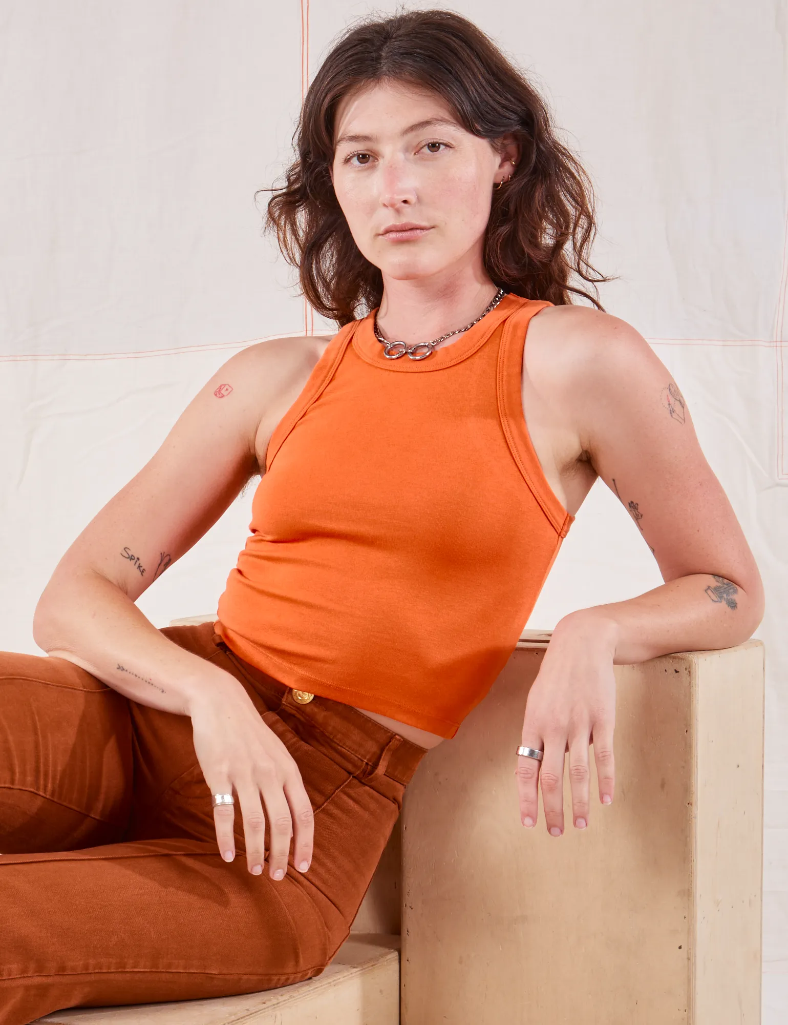 Racerback Tank - Construction Orange