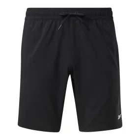 Reebok Men's Standard Workout Ready Woven Shorts, Black, M