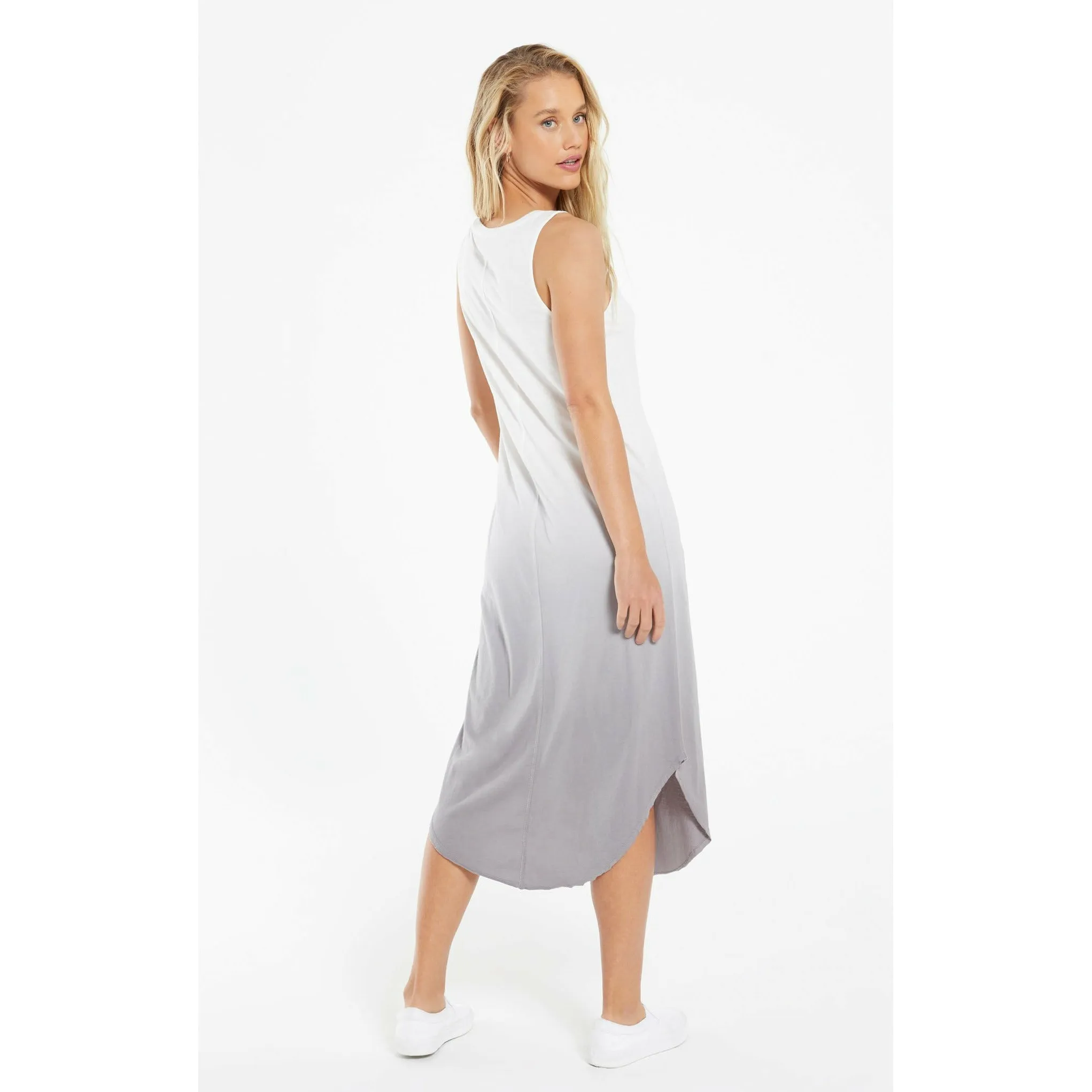 Reverie Scoop Dip-Dye Dress