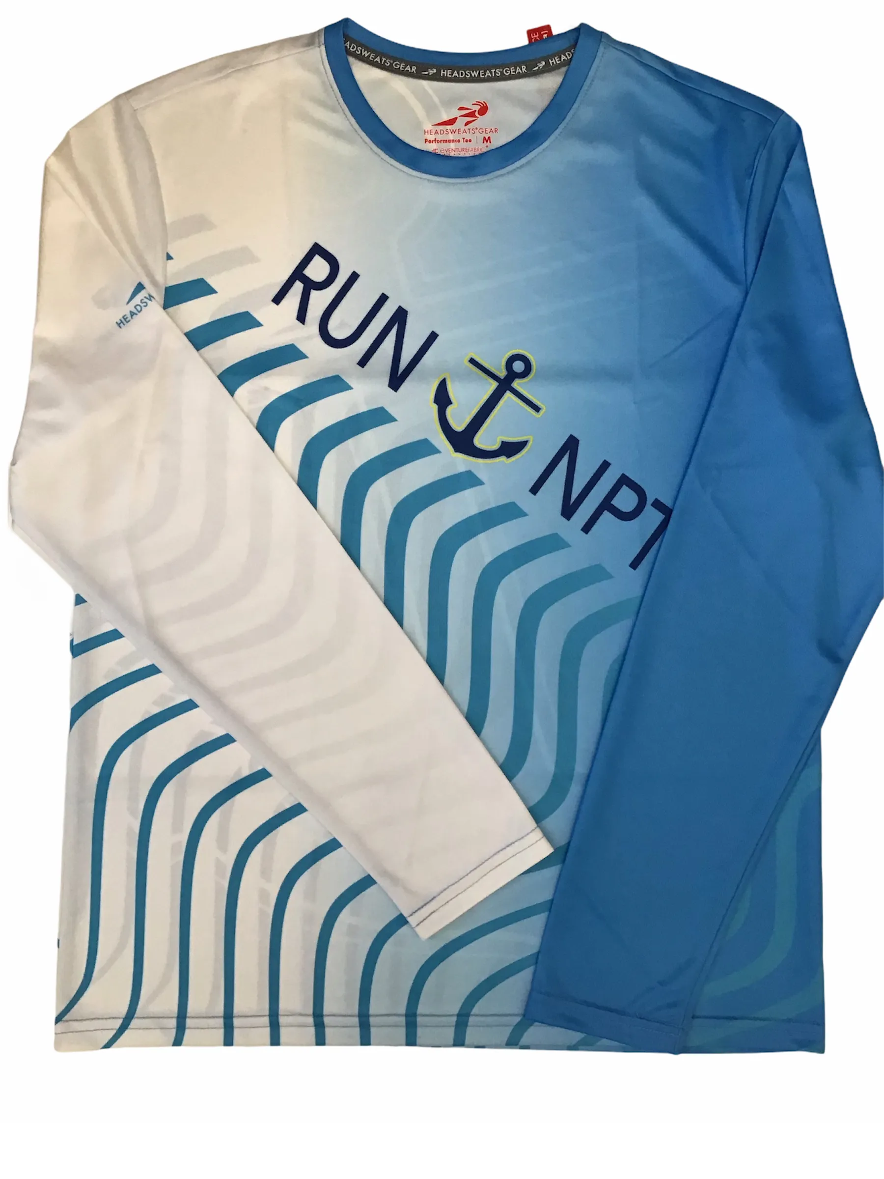 Run Newport Men's Tech LS HS Waves