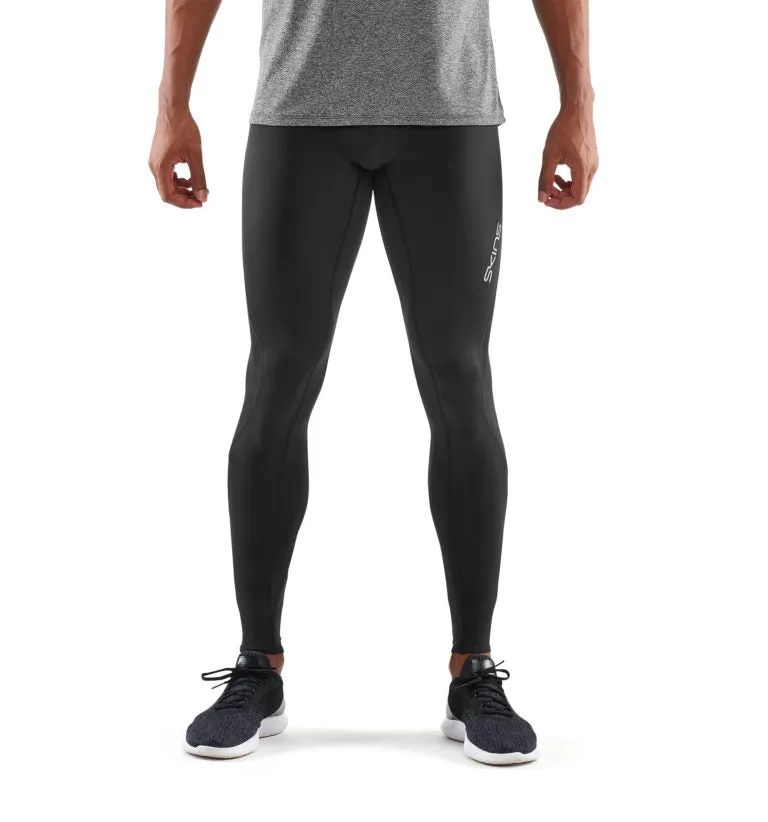 SKINS COMPRESSION DNAMIC MENS LONG TIGHTS BLACK/SILVER