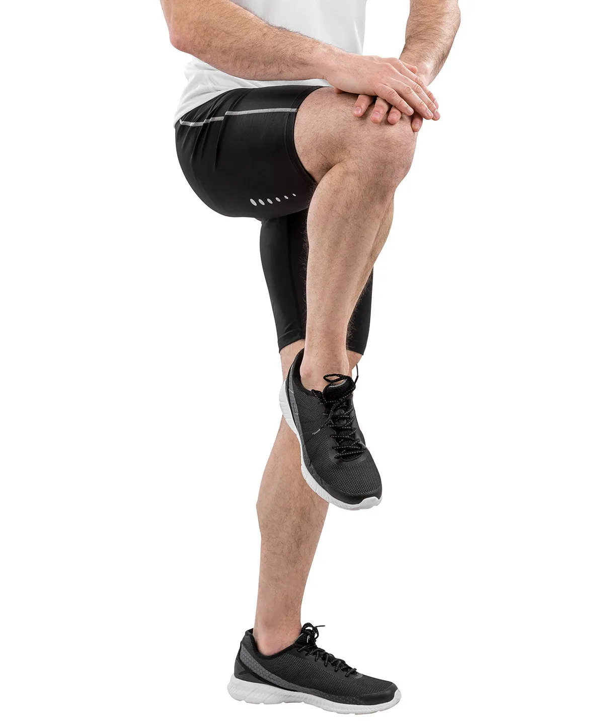 Spiro base bodyfit shorts | Black