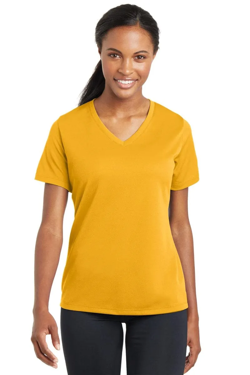 Sport-Tek LST340: Ladies PosiCharge RacerMesh V-Neck Tee