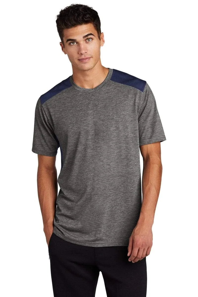 Sport-Tek ST410: PosiCharge Tri-Blend Wicking Draft Tee