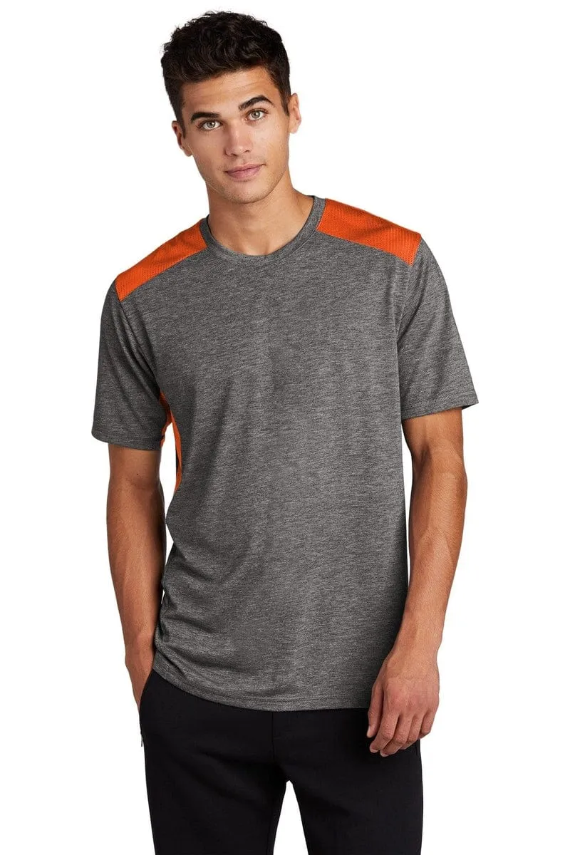 Sport-Tek ST410: PosiCharge Tri-Blend Wicking Draft Tee