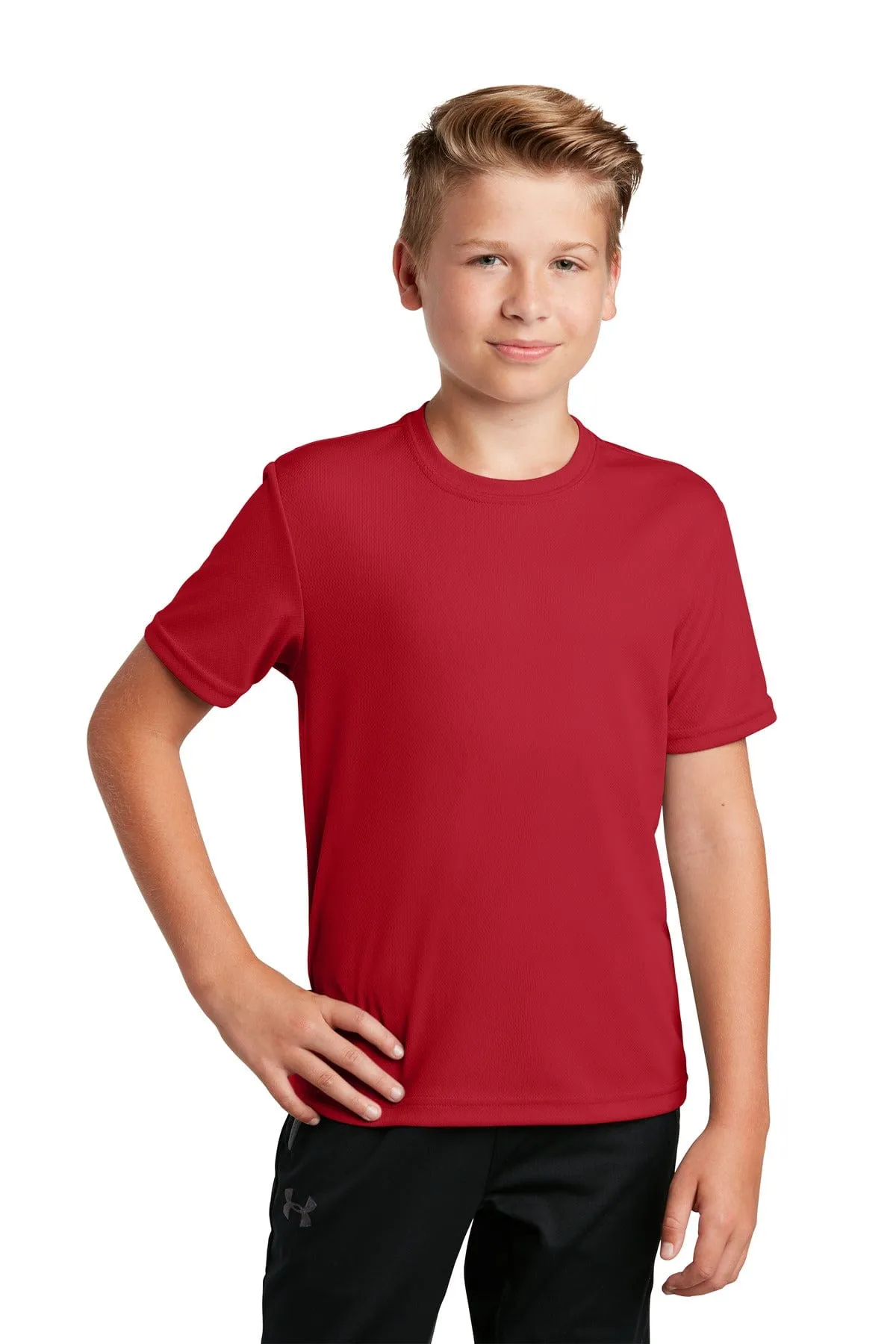 Sport-Tek YST340: Youth PosiCharge RacerMesh Tee