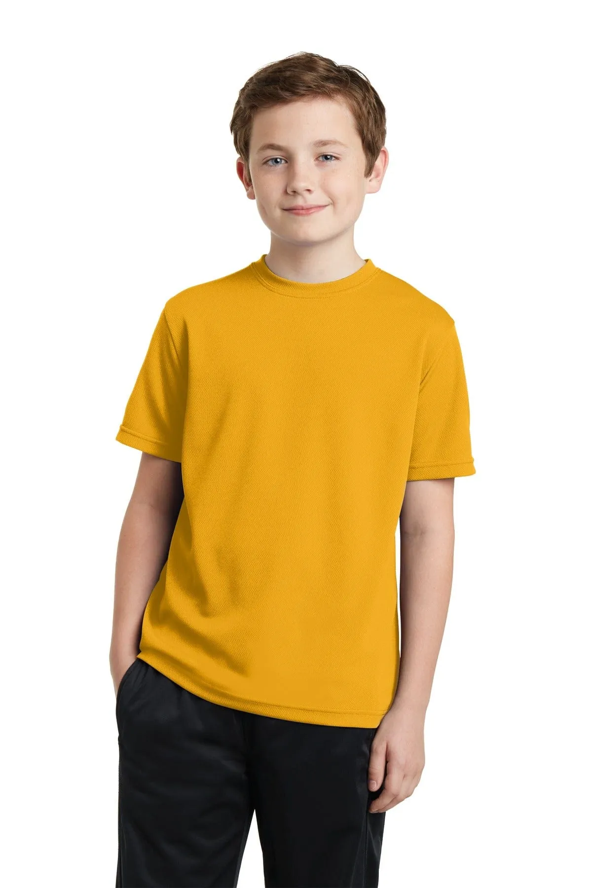 Sport-Tek YST340: Youth PosiCharge RacerMesh Tee