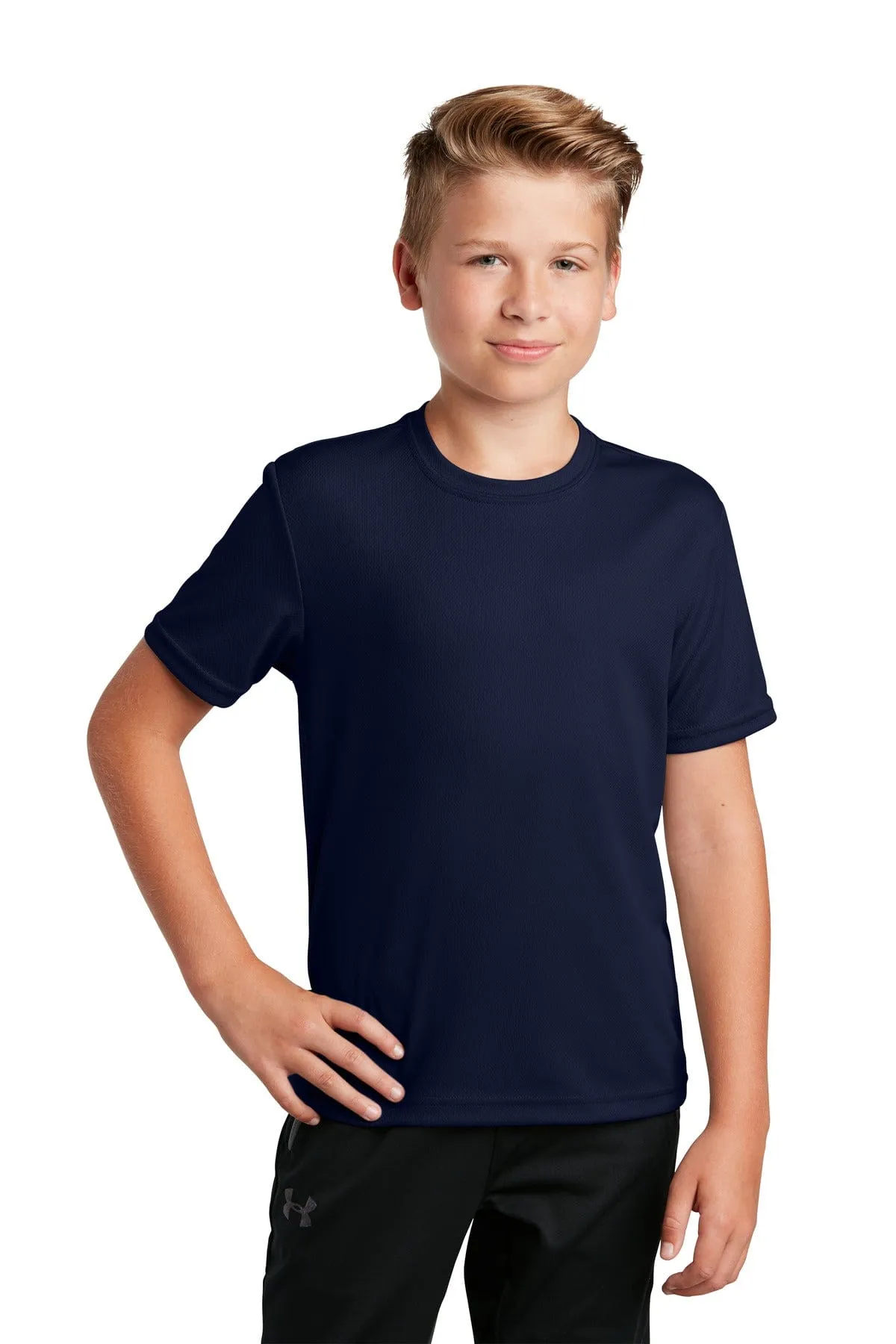 Sport-Tek YST340: Youth PosiCharge RacerMesh Tee