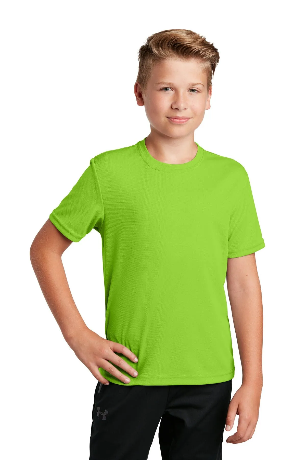 Sport-Tek YST340: Youth PosiCharge RacerMesh Tee