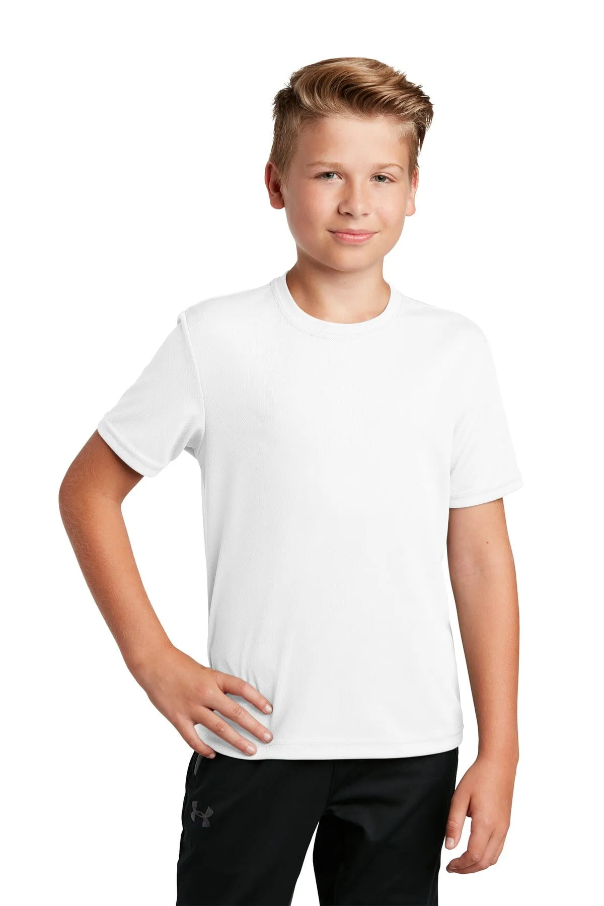 Sport-Tek YST340: Youth PosiCharge RacerMesh Tee